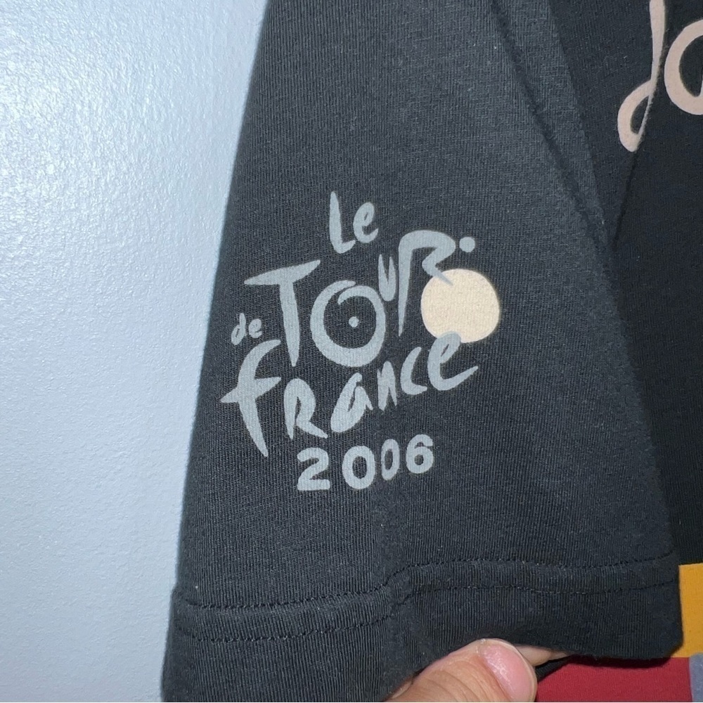Y2K Nike Hors Categorie Polo Mens 2006 France Black Cycling Vintage - Picture 4 of 6
